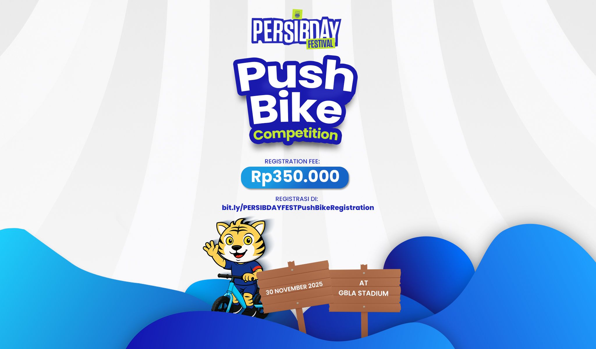 Push Bike Competition Siap Meriahkan PERSIBDAY Festival Kedua