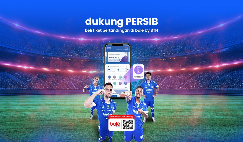 Panduan Lengkap Beli Tiket Laga PERSIB via bale by BTN