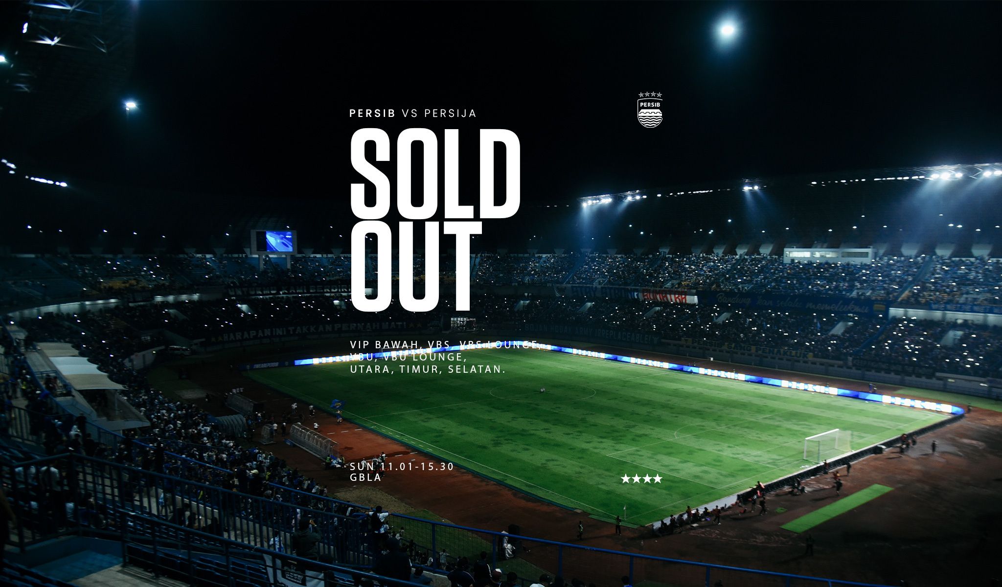 Tiket PERSIB vs Persija Habis Terjual