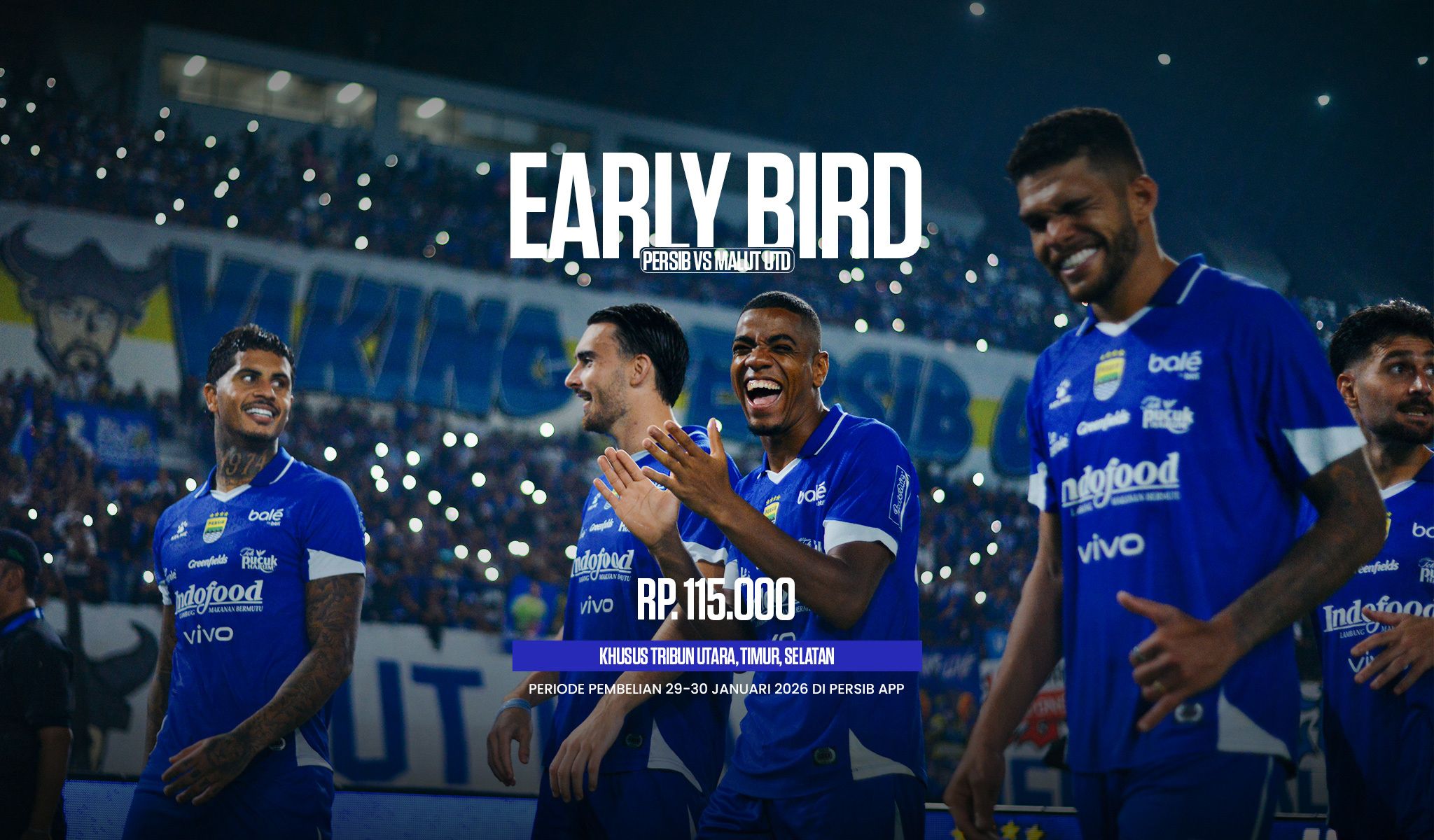 Pesan Sekarang Tiket Early Bird PERSIB vs Malut United