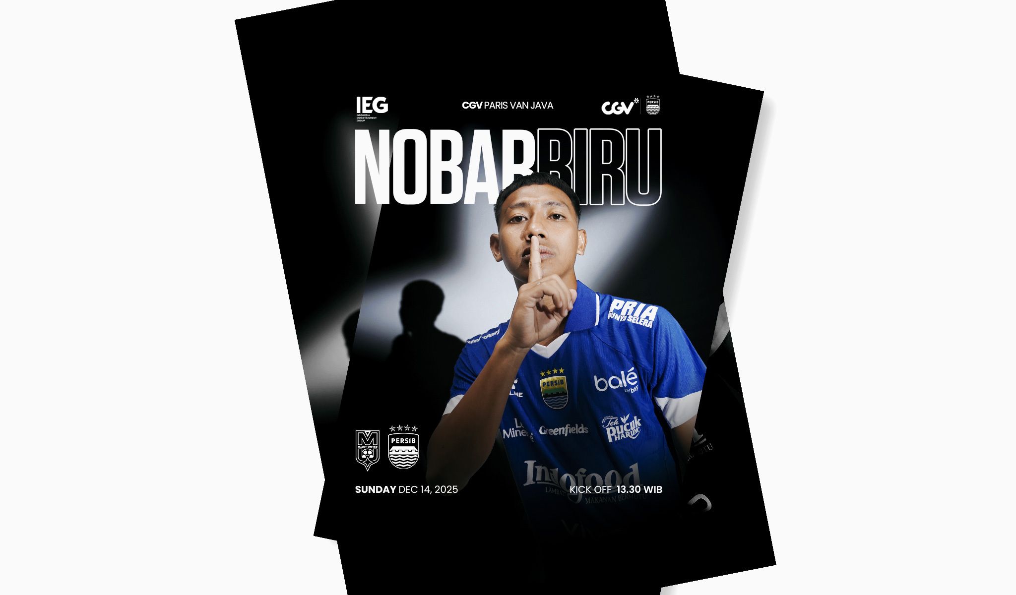 Malut United vs PERSIB, Saksikan di Nobar Biru Aja!