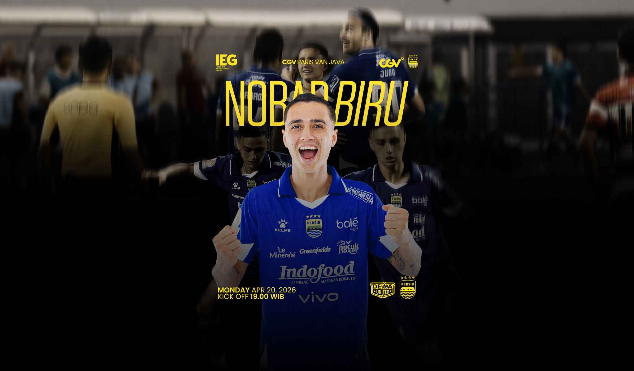 Dukung PERSIB Lawan Dewa United di Nobar Biru