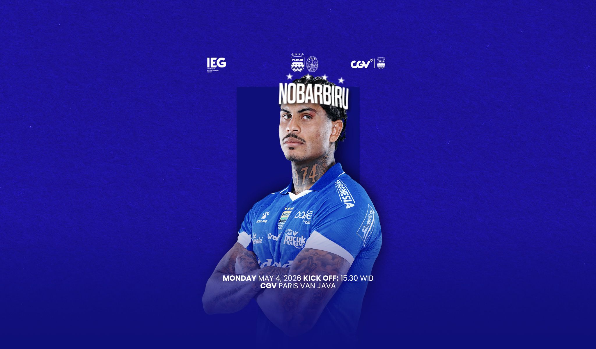 Kehabisan Tiket PERSIB vs PSIM? Nobar Biru Saja!