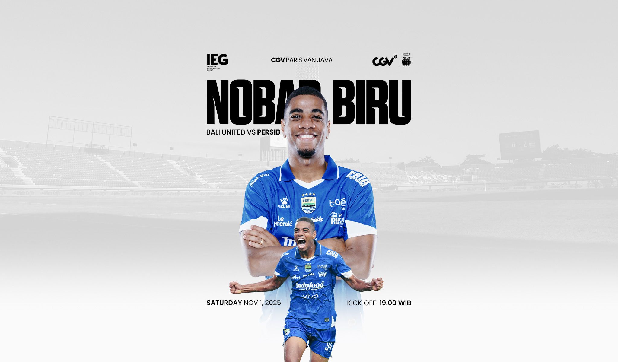 Ini 2 Lokasi Nobar Biru PERSIB Lawan Bali United